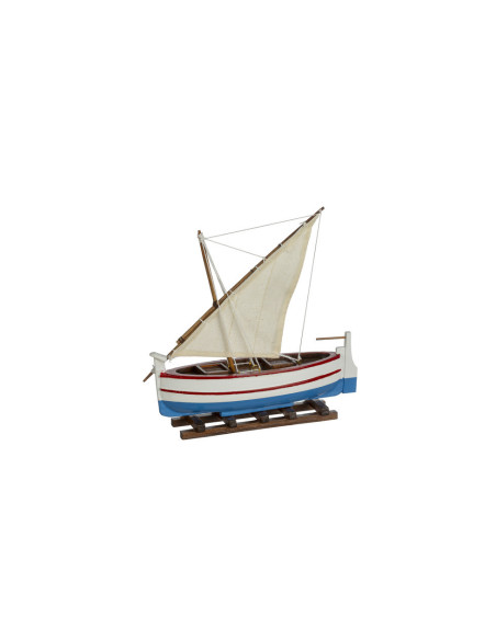 Miniatura marinera de barca de pesca laud
