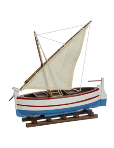 Miniatura marinera de barca de pesca laud