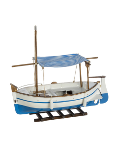 Maqueta de Llaud mallorquín con toldo