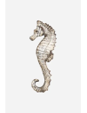 Caballito de mar de metal reciclado para pared