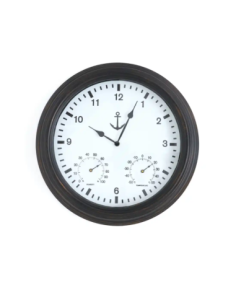 Reloj termómetro e higrómetro 