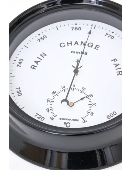  reloj pared barómetro náutico 