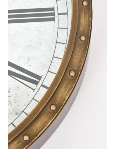  Reloj náutico clásico de hierro 