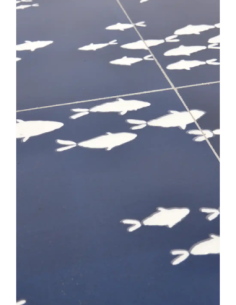 mesa ceramica banco de peces  2