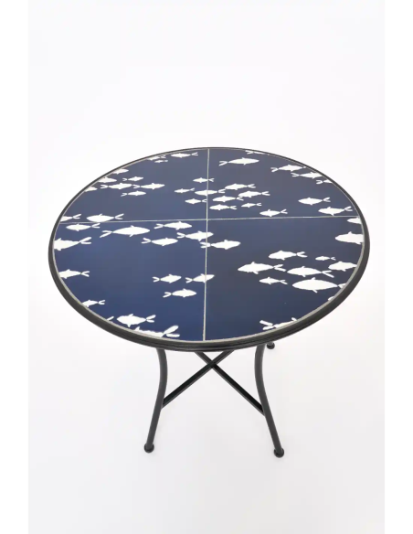  mesa ceramica banco de peces 