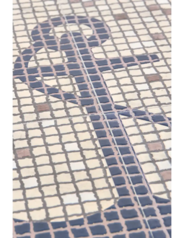  mesa mosaico cerámica ancla 