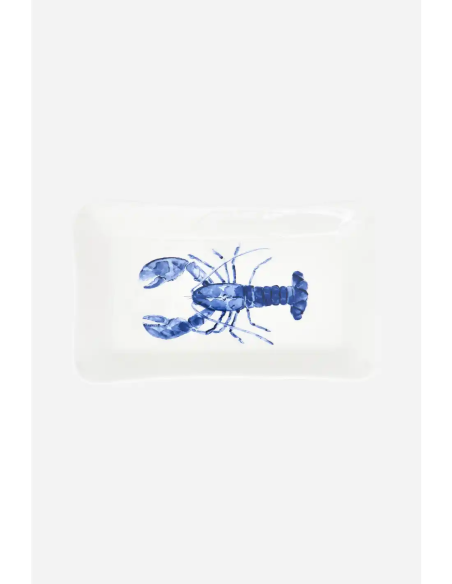 plato porcelana langosta 