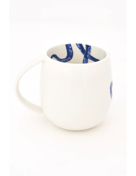  taza porcelana pulpo 