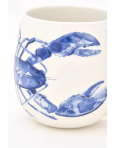 taza porcelana langosta  2