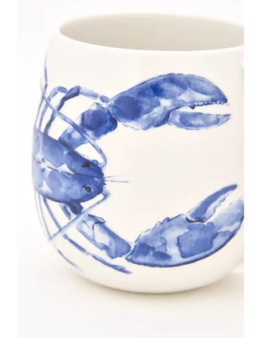  taza porcelana langosta 