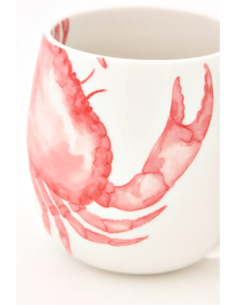 taza porcelana cangrejo  2