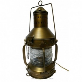 Lámpara farol náutico de fondeo en metal