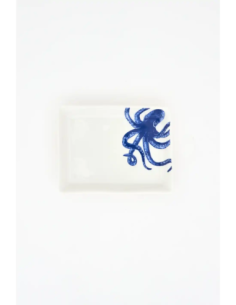 plato pulpo porcelana 