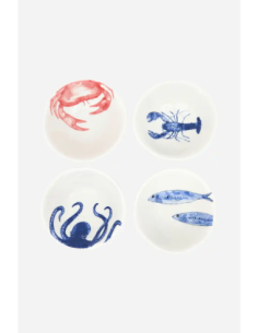 set bols porcelana 