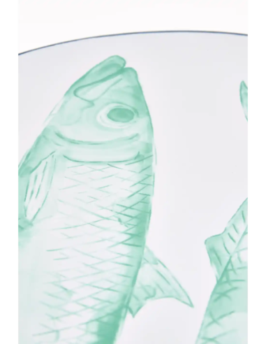  plato grande gres peces 