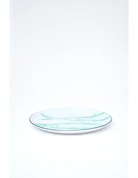  plato grande gres peces 