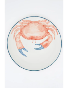 plato grande gres cangrejo 