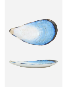 plato gres mejillon 