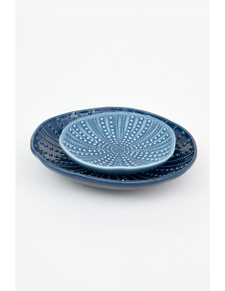  plato cerámica erizo de mar