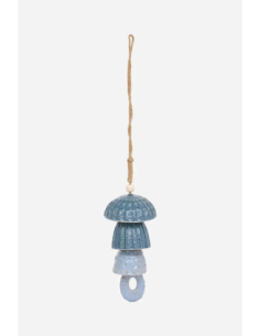 medusa ceramica colgante 