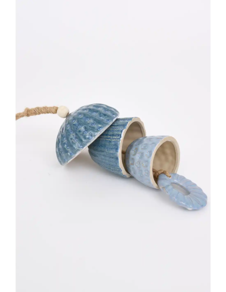  medusa ceramica colgante 