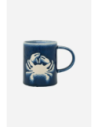 taza cangrejo en gres 