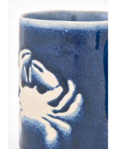 taza cangrejo en gres  2