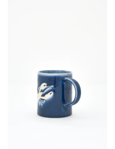  taza cerámica gres langosta 
