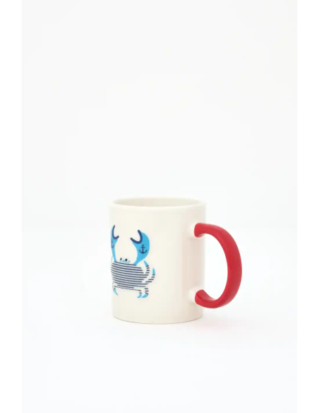  taza ceramica cangrejo 