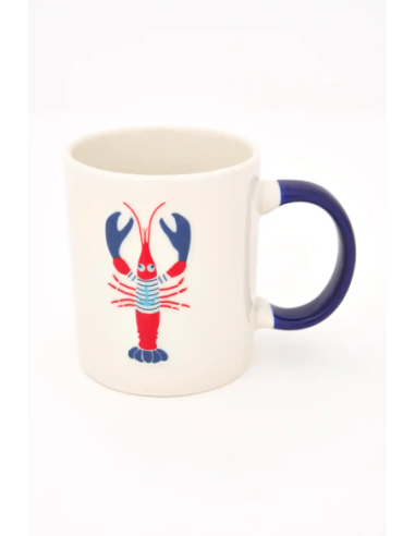 taza langosta ceramica 