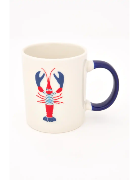  taza langosta ceramica 