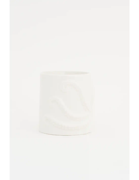  taza gres relieve pulpo