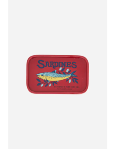 Plato vintage sardinas de dolomita - Rojo 