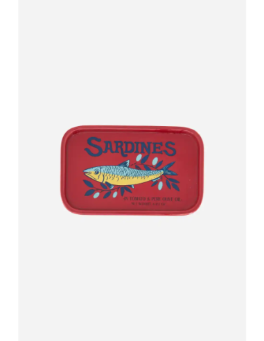 Plato vintage sardinas de dolomita - Rojo 