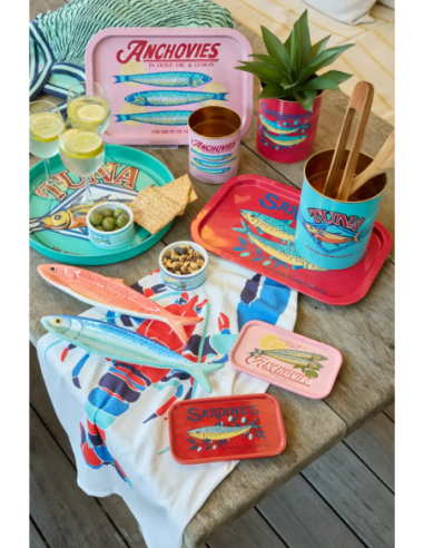  bandeja vintage sardinas