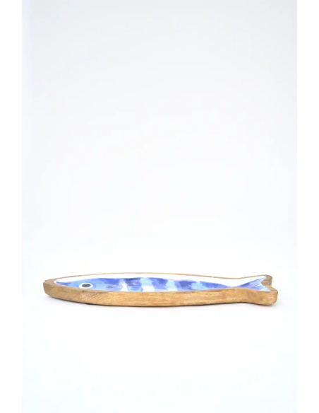  bandeja forma de pez madera 