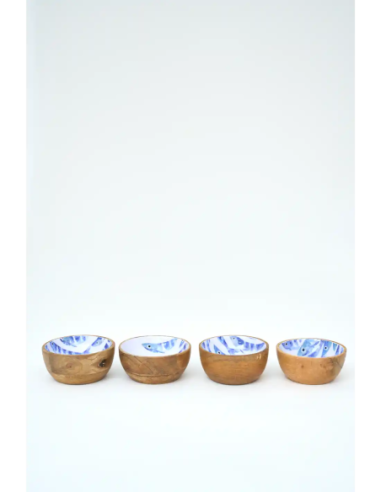  boles pequeños madera 