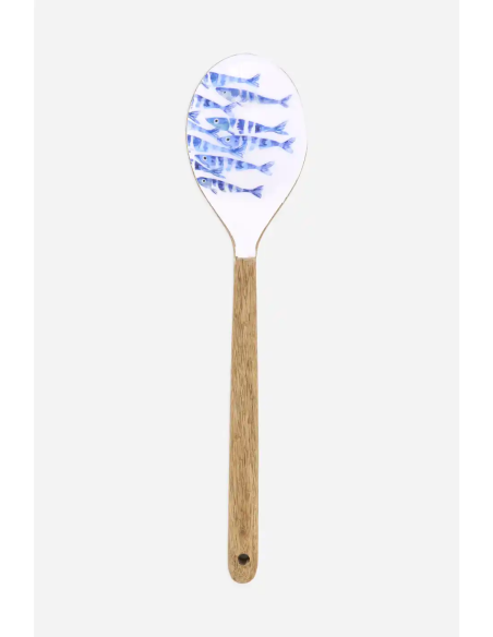 cuchara de madera esmaltada 
