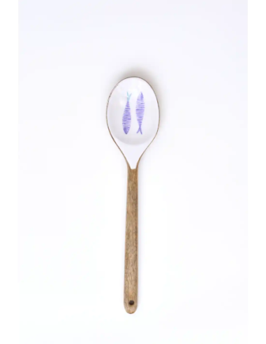  cuchara madera esmaltada