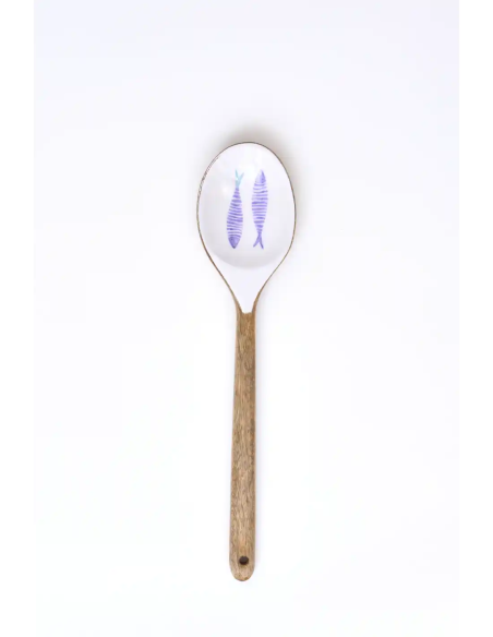  cuchara madera esmaltada
