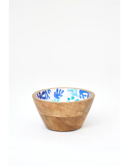  bol pequeño madera