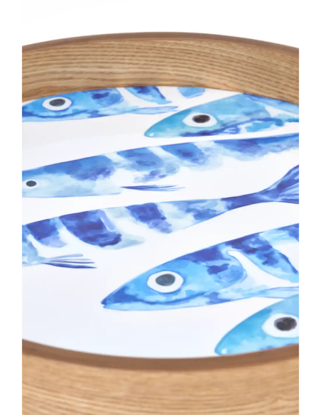  bandeja pequeña peces acuarela 