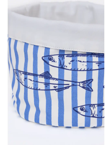  cesta de pan rayas marineras 