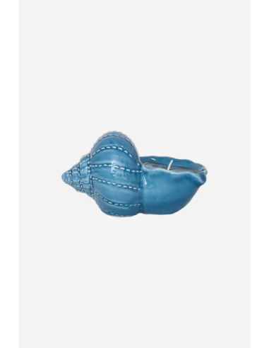  vela concha azul grande 