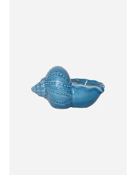  vela concha azul grande 