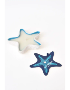 vela cerámica estrella de mar 