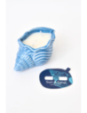 vela concha azul 