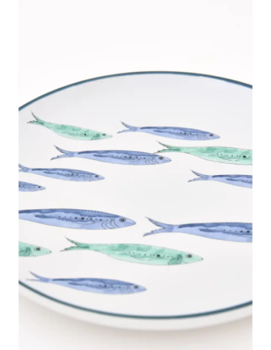  plato postre banco peces 