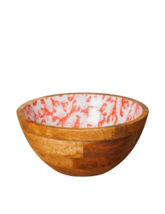 Bol madera de mango langosta 