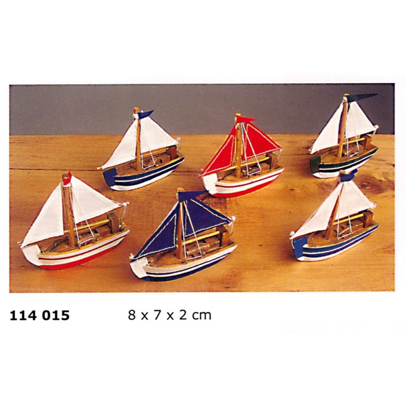 Velero miniatura artesanía náutica